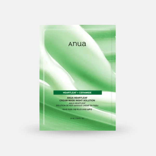 Anua Heartleaf Cream Mask Night Solution Pack (1 mask)