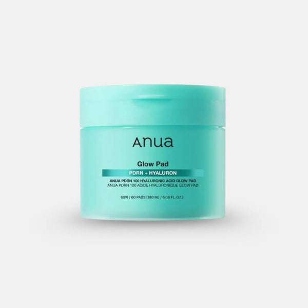 Anua PDRN 100 Hyaluronic Acid Glow Pad – Korean toner pads for hydration & radiance – 60 pads