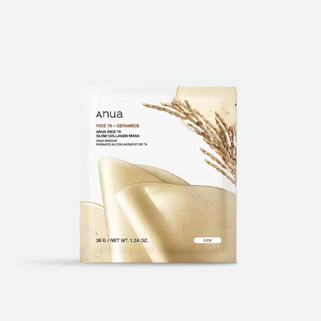 Anua Rice 70 Glow Collagen Mask - Korean Brightening Sheet Mask Kuwait ...