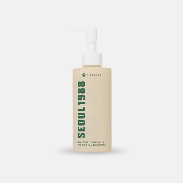 K-SECRET SEOUL 1988 Cleansing Oil bottle - Pine Cica and probiotic infused makeup remover - kuwait - Beutista