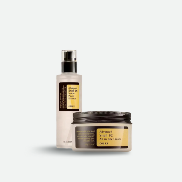 COSRX perfect duo for glass skin advanced snail 92 and advanced snail 96