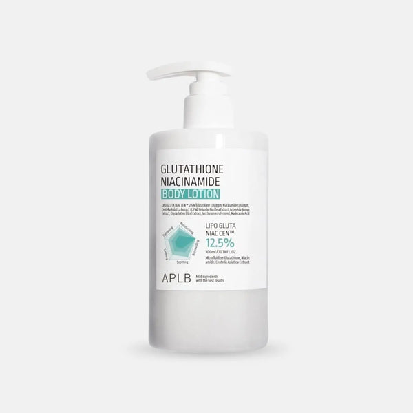APLB Glutathione Niacinamide Body Lotion – Brightening & hydrating body treatment – 300ml – Beutista Kuwait