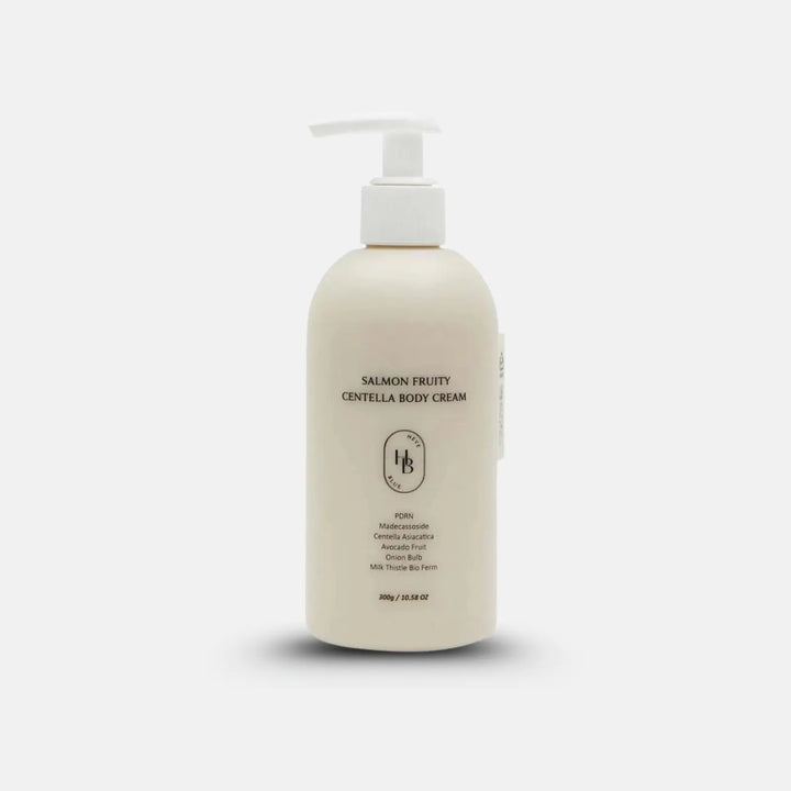 HEVEBLUE Salmon Fruity Centella Body Cream for Dry & Sensitive Skin – Beutista Kuwait

