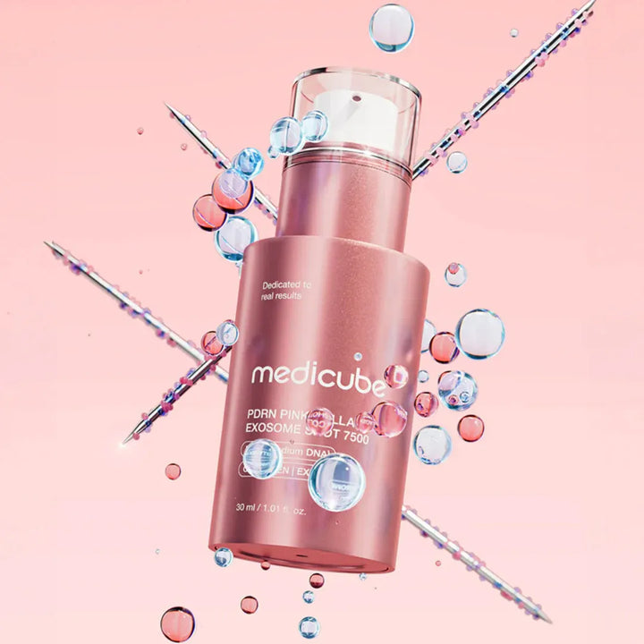 MEDICUBE PDRN Pink Exosome Serum – Korean collagen booster for glowing skin – 30ml