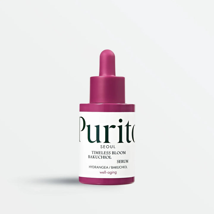 PURITO Bakuchiol Timeless Bloom Serum – Retinol alternative for aging skin – K-beauty – Beutista Kuwait
