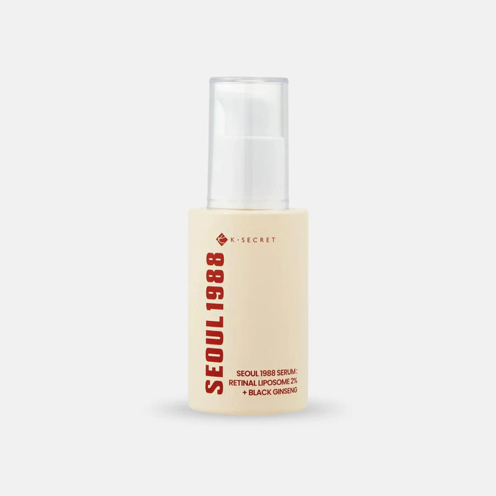 K-SECRET Seoul 1988 Serum – Retinal 2% + black ginseng for anti-aging – Luxury K-beauty – Beutista Kuwait